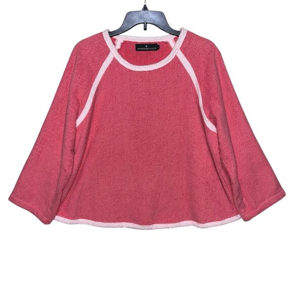 Pomander Place Terry Cloth Top Tuckernuck Sweatshirt Pullover - Picture 2 of 10